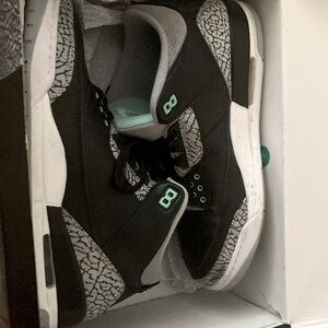 Air Jordan 3 black\green retro